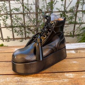 MARNI platform lace up shoes